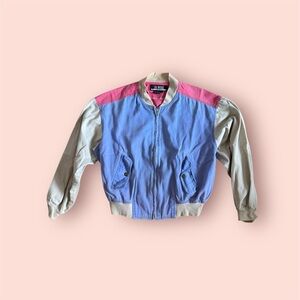 Colorblock Bomber Jacket